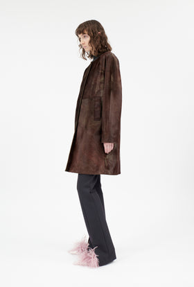 Cavallino Irregular Dyed Jacke, Tundra from ODEEH 