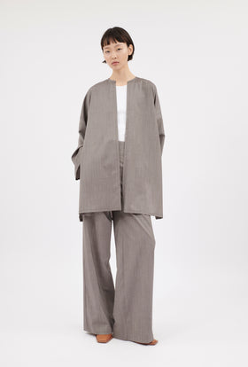 Light Weight Wool Mantel, Taupe from ODEEH 