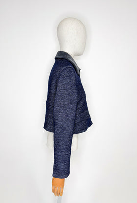 Heavy Wool Denim Jacke, Ink from ODEEH 