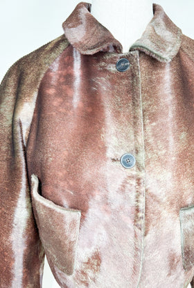 Cavallino Irregular Dyed Jacke, Tundra from ODEEH 