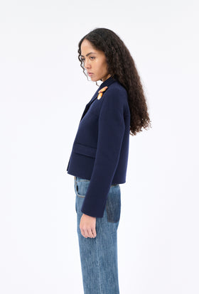 Double Face Jacke, Navy from ODEEH 