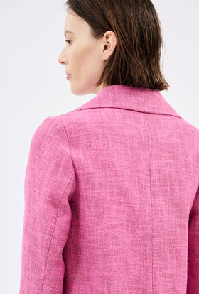 Hemp Tweed Jacke, Azalea from ODEEH 