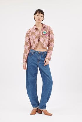 Matelassè Palms Jacke, Rosequartz from ODEEH 