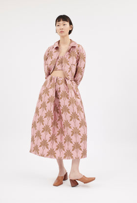 Matelassè Palms Jacke, Rosequartz from ODEEH 