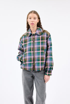 Technical Madras Jacke, Pink from ODEEH 