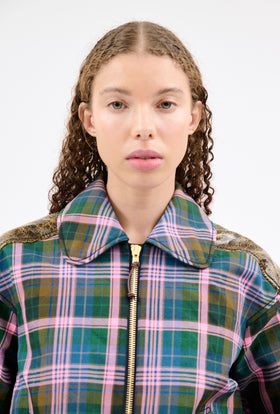 Technical Madras Jacke, Pink from ODEEH 