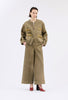 Cotton Damask Jacke, Dark Khaki from ODEEH 
