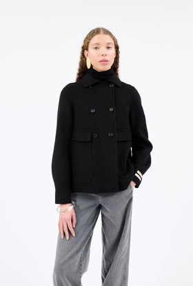 DOUBLE FACE Jacke, Jet Black from ODEEH 