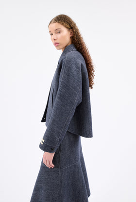 BRUSHED DOUBLE Serge Jacke, Indigo from ODEEH 