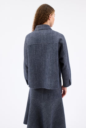 BRUSHED DOUBLE Serge Jacke, Indigo from ODEEH 