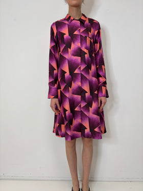 Double Face Coat, Marble Red from ODEEH 