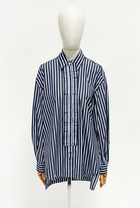 Men's Stripe Bluse, Marine from ODEEH 