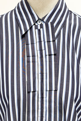 Men's Stripe Bluse, Marine from ODEEH 