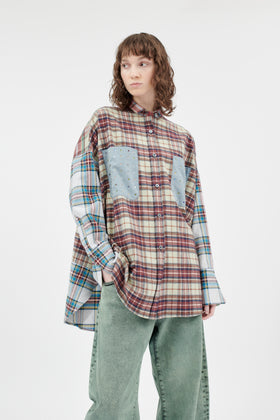 Double Face Coat, Marble Red from ODEEH 