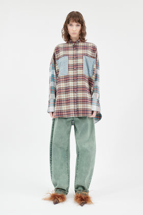 Double Face Coat, Marble Red from ODEEH 