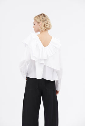 Double Face Coat, Marble Red from ODEEH 