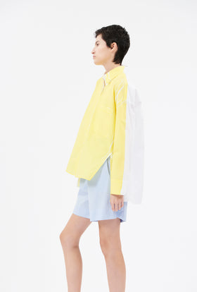 Garment Printed Poplin Bluse, Daffodil from ODEEH 