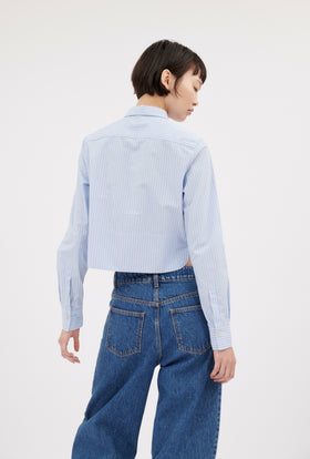 Men's Stripe Bluse, Airblue from ODEEH 