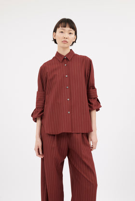 Tropical Pin Stripe Bluse, Achat from ODEEH 