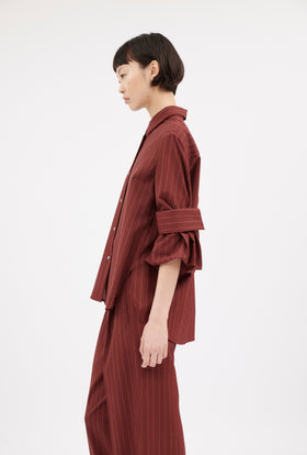 Tropical Pin Stripe Bluse, Achat from ODEEH 