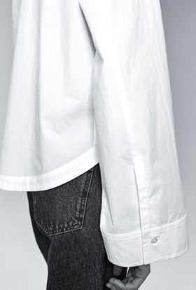 Poplin Shirt, White from ODEEH 