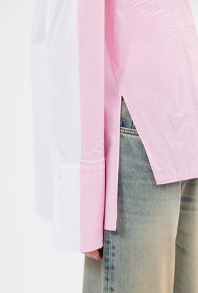 Garment Printed Poplin Bluse, Candy from ODEEH 