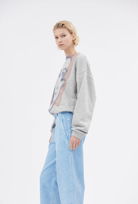 Organic Single Jersey Sweatshirt, Rouge from ODEEH 