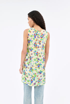 Florets Shirt, Pale Yellow from ODEEH 