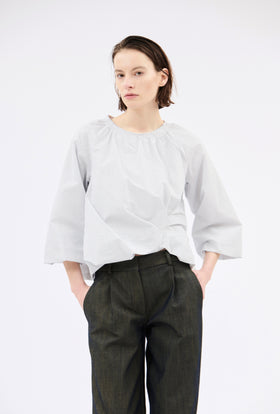 Mens Stripe Shirt, Ice Blue from ODEEH 
