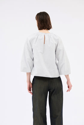 Mens Stripe Shirt, Ice Blue from ODEEH 
