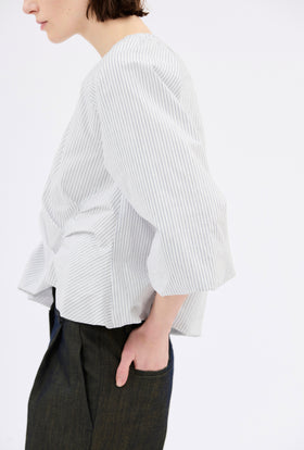 Mens Stripe Shirt, Ice Blue from ODEEH 