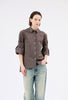 Mens Stripe Shirt, Toffee from ODEEH 