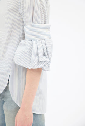 Mens Stripe Shirt, Ice Blue from ODEEH 