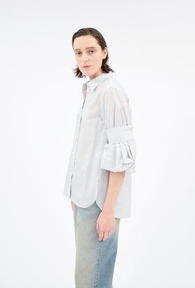 Mens Stripe Shirt, Ice Blue from ODEEH 