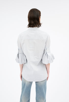 Mens Stripe Shirt, Ice Blue from ODEEH 