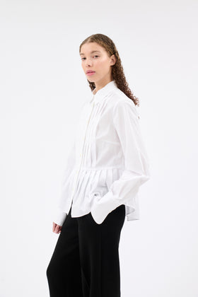 POPLIN Bluse, White from ODEEH 
