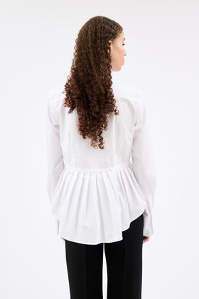 POPLIN Bluse, White from ODEEH 