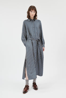 Double Face Coat, Marble Red from ODEEH 