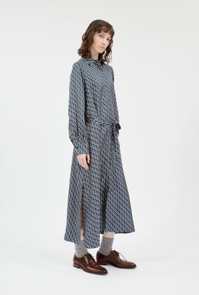 Double Face Coat, Marble Red from ODEEH 