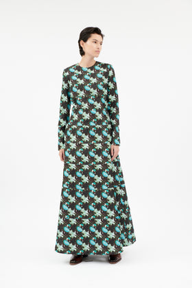 Magnolias & Buds Kleid, Opal Green from ODEEH 