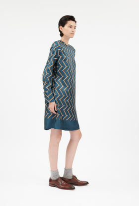 Double Face Coat, Marble Red from ODEEH 