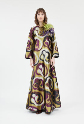 Double Face Coat, Marble Red from ODEEH 