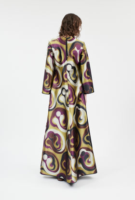 Double Face Coat, Marble Red from ODEEH 