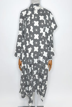Double Face Coat, Marble Red from ODEEH 