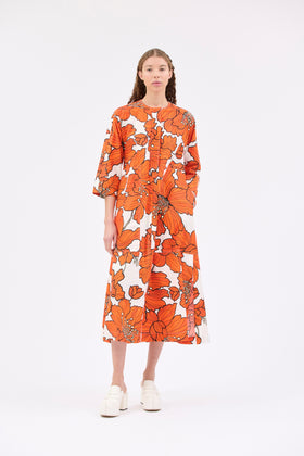 Hibiscus Cotten Kleid, Lipstick from ODEEH 