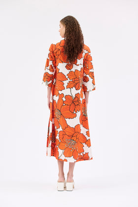 Hibiscus Cotten Kleid, Lipstick from ODEEH 