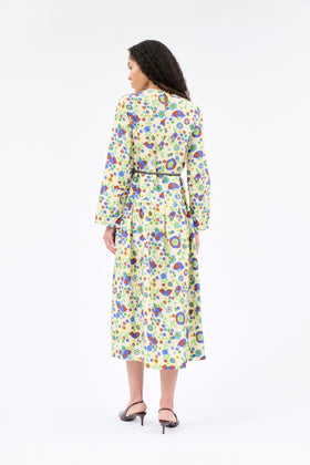 Double Face Coat, Marble Red from ODEEH 