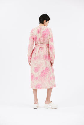 Scribbles Dress, Pink from ODEEH 