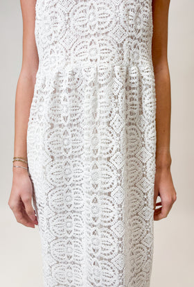 BOBBIN LACE Kleid, Milk from ODEEH 