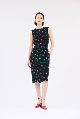 FLORETS Kleid, Marine from ODEEH 